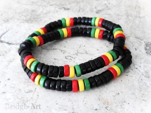 Bransoletka-naszyjnik-rasta-reggae-korale-drewniane