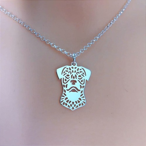 naszyjnik-srebrny-lancuszek-z-zawieszka-pies Rottweiler-srebro-925