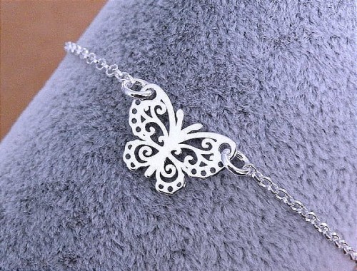 bransoletka-srebrna-celebrytka-azurowy-motylek-srebro