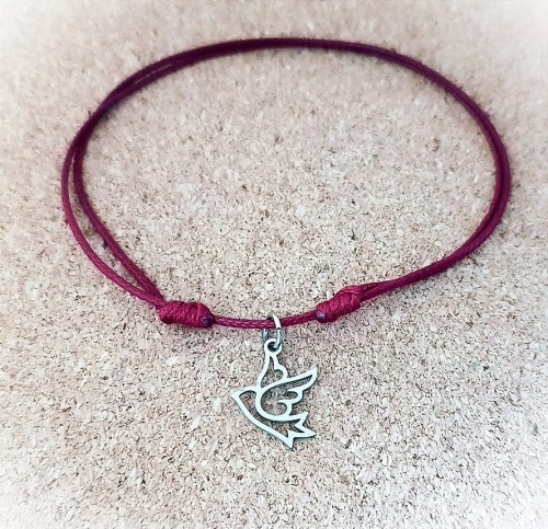 Bransoletka-wodoodporna-na-reke-lub-noge-ze-stalowym-ptaszkiem