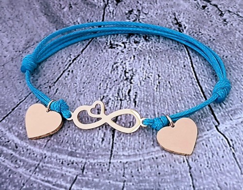 Stalowa-bransoletka-nieskonczonosc-z-serduszkiem-i-dwa-serca-z-grawerem-na-sznurku
