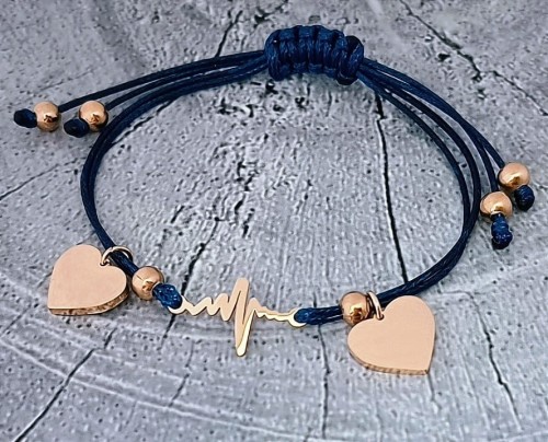 Stalowa-bransoletka-linia-zycia-i-dwa-serduszka-z-grawerem-na-sznurku