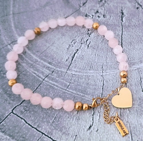 Bransoletka-stalowa-z-rozowego-kwarcu-i-serduszko-grawer-gratis