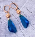 Pozlacane-kolczyki-Swarovski-Wings-Capri-Blue-stal-tytanowa