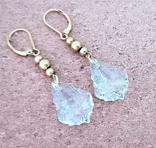 Krysztalowe-kolczyki-Baroque-Crystal-Stal-Tytanowa