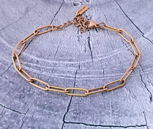 Bransoletka-stalowa-zloty-lancuszek-baza-do-zawieszek-charms