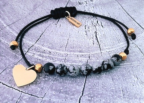 Bransoletka-Shamballa-Obsydian-Sniezny-z-Serduszkiem-Grawer-Gratis