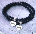 Personalizowane-Bransoletki-z-Kamieni-Noc-Kairu-z-Serduszkami-dla-Par