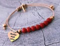 Bransoletka-Shamballa-Koral-Czerwony-z-Serduszkiem-Wlasny-Grawer