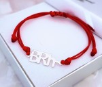 Bransoletka Celebrytka Grupy Krwi do Wyboru Srebro p.925