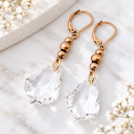 Kryształowe Kolczyki Swarovski Elements Baroque Crystal