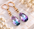 Pozlacane-kolczyki-Swarovski-Elements-Migdal-Vitrail-Light-stal