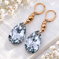Pozlacane-kolczyki-Swarovski-Elements-Migdal-Comet-Argent-stal