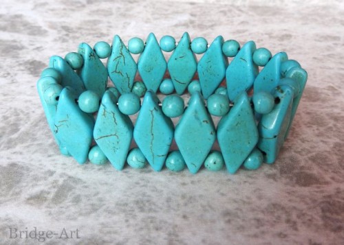 Bransoletka-romby-z-turkusowego-howlitu